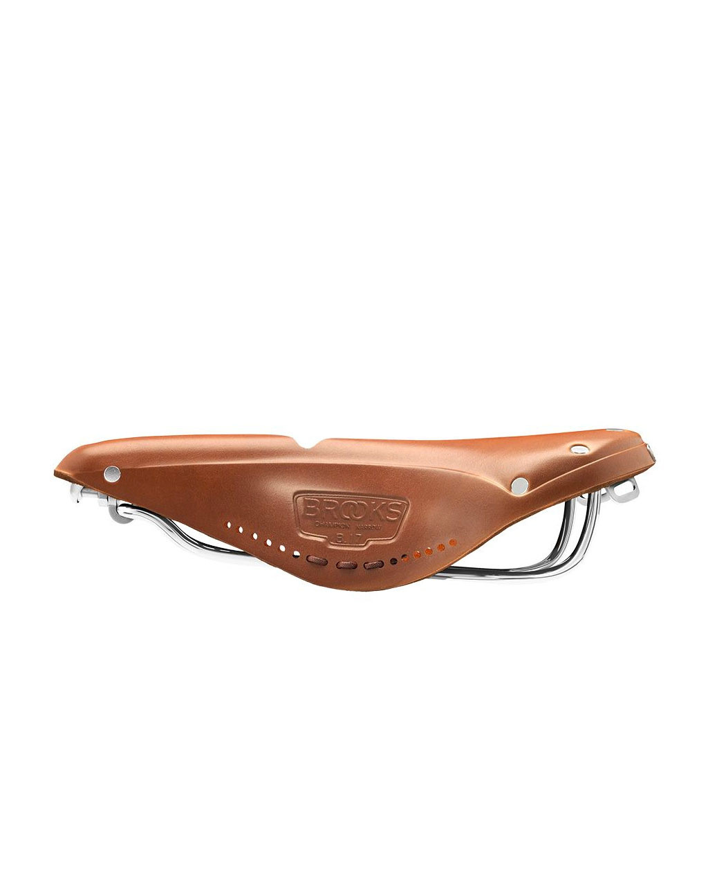 Brooks B17 Narrow Carved - Honey